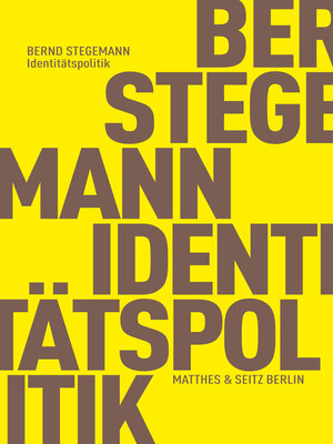 cover image of Identitätspolitik